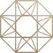 Ekena Millwork Guardian Wood Fretwork Pierced Ceiling Medallion, Hickory, 32"OD x 12 1/2"ID x 3/8"T CMWP32X32X0375GDHI - alternate 1